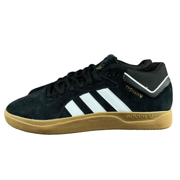 Adidas Tyshawn Core Black White Gum Skate Shoes GY6946 Men's Sizes 7 - 13 - Picture 3 of 9
